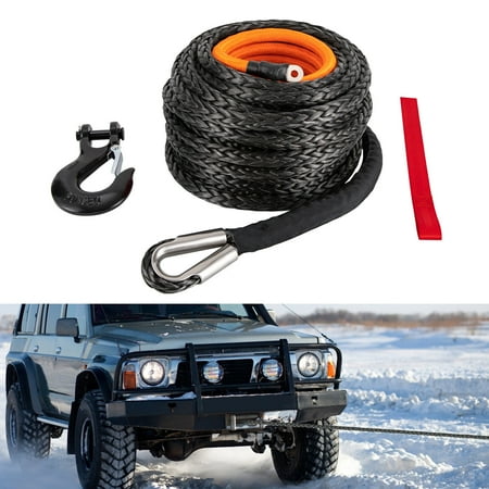 

9/16 x76ft Synthetic Winch Rope Line 35000LBS Recovery Cable ATV UTV+Sheath SALE