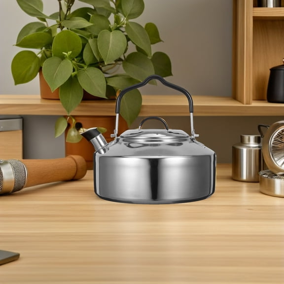 Milisten Durable Stainless Steel Outdoor Kettle for Picnic Easy Maintenance