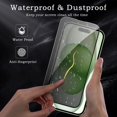 thumbnail image 5 of 3 Pack for iPhone 15 Plus Privacy Screen Protector, 9H Anti Spy Dark Tempered Glass Screen Protector for iPhone 15 Plus, Easy Installation, Bubble Free, 5 of 7