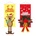 thumbnail image 2 of Feliz Navidad Adornos Muñeco de nieve Santa Claus Banner Bandera Colgante de pared Decoración Zhivalor HMHZ1800-6, 2 of 5