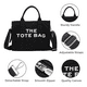 thumbnail image 2 of Thetotebag Bolsos Para Mujer Pu Capacidad Cercanías 33x27x16 Xtellar negro, 2 of 4