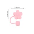 thumbnail image 2 of 8Pcs Straw Adorable Shaped Caps Drinking Pipe Cover Straw Tip Plugs Straw Covers Silicone Tips, 2 of 8