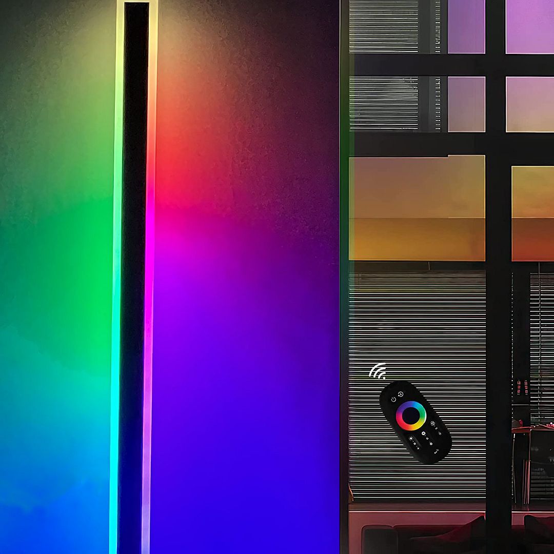 RGB LED Wall Light Bar, RGB Color Changing Landscape Spotlights Fixture