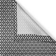 thumbnail image 3 of Ambesonne Circles Kitchen Curtains, Checkerboard Texture, 55"x39", Black and White, 3 of 3