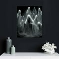 thumbnail image 4 of JRXY Ghost Canvas Wall Art Spooky Posters Dark Academia Vintage Horror Gothic Pictures Wall Decor for Bedroom Halloween Aesthetic Horror Poster 16x20in 12x16 in, 4 of 4