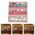 thumbnail image 2 of Wooden Christmas Train Set Hand Painted Safe Decors Traditional Christmas Party Supplies For Kids Pet Holiday Display, 2 of 9