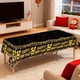 thumbnail image 4 of Mantel de Plástico para Fiesta de Nochevieja, Color Negro, Blanco y Dorado, Ideal para Año Nuevo. Suministros para Decorar La Mesa., 4 of 6