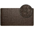 thumbnail image 4 of Home Dynamix Trenton Solace Traditional Diamond Textured Kitchen Mat, Espresso, 17"x32", 4 of 7