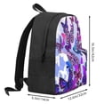 thumbnail image 3 of Zufioo Flying Butterflies Pattern Adult Backpack,Wear-resistant and Breathable Multi-pocket Backpack, Suitable for Travel, Business and Outdoor Activities, 3 of 9