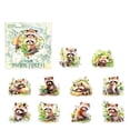 thumbnail image 3 of Scrapbooking Journal Accessories Stickers Theme Animals Stickers PET Scrapbooking Stickers For DIY Scrapbook/ Room Decor, 3 of 8