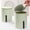 Green, variant on MTBLYS Trash Can,Countertop Small Wastebaskets with Push Button Lid,Mini Recycle Bin for Desk Bedside Table Office Bathroom,Plastic Garbage Can,Garbage Bin