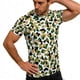 thumbnail image 5 of Ceisia Men's Slim Fit Green Tan Geometric Camouflage Print Crew Neck Short Sleeve Casual T-Shirt Gifts, 5 of 9