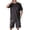 Coffee, variant on TBWNWG Men's Summer Short Sleeve Pajama Set Comfortable Loungewear Outfit for Indoor and Outdoor Leisure Wear,Sizes 3XL