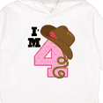 thumbnail image 3 of Inktastic 4th Birthday Cowgirl 4 Year Old Toddler Hoodie, 3 of 4