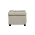 thumbnail image 5 of RN Furnishings sofa loveseat chair Linen fabric Living room furniture Set-Beige, 5 of 7