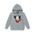 thumbnail image 5 of SYMOID Boys Gray 2-Piece Tracksuit, Ghost Graphic Hoodie & Jogger Set for Kids Hall-oween & Casual Tops,Size 4 T, 5 of 5