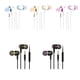 thumbnail image 5 of Auriculares con cable Cateissary con reducción de ruido en la oreja Negro + Oro, 5 of 6