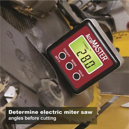 Calculated Industries AccuMASTER 2-in-1 Digital Angle Gauge 7434