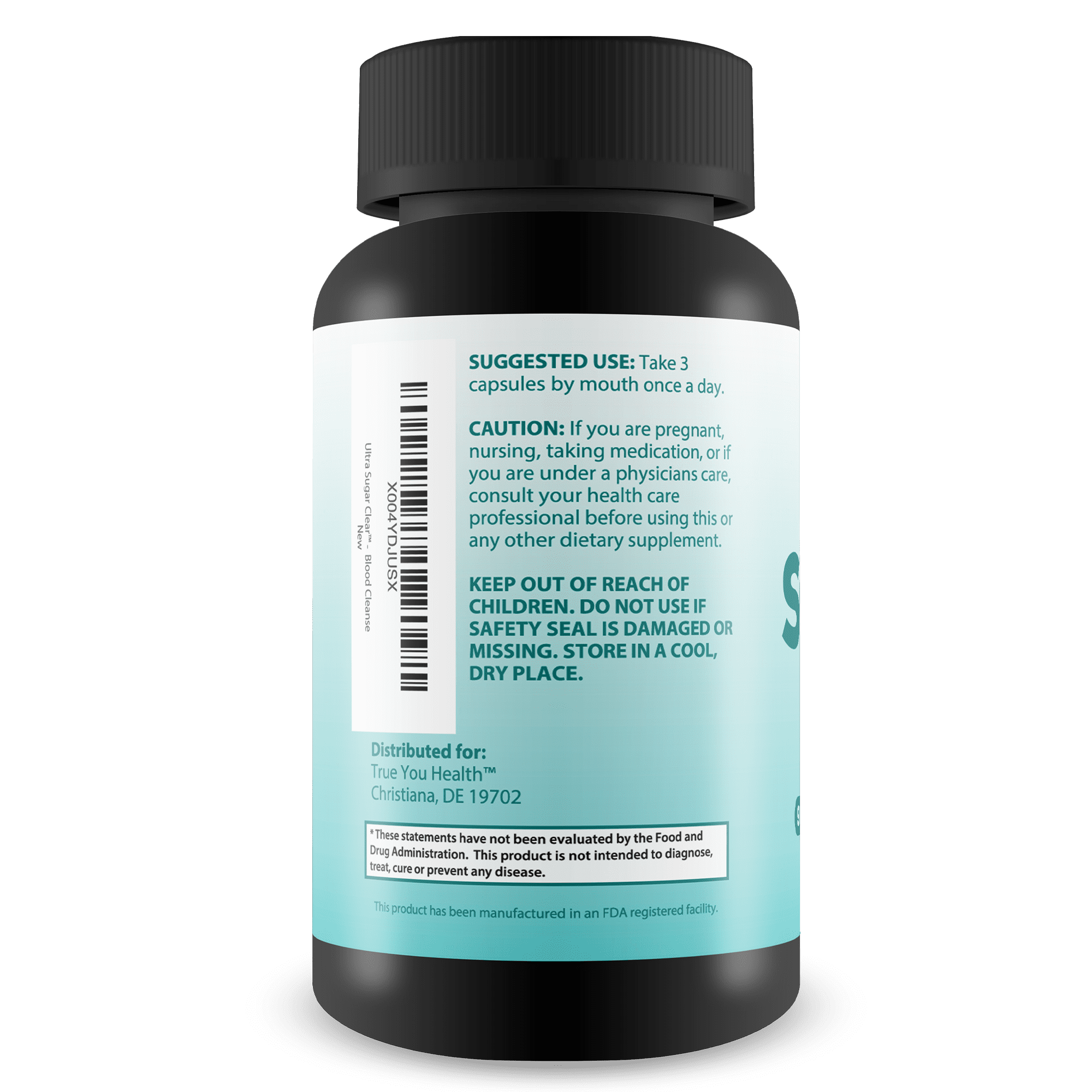 Ultra Sugar Clear - Our Best Blood Cleanse Detox Supplement - Bloodflow Support Supplement - Healthy Circulation Support Supplement - Sugar Balance Supplement - Sugar Health Blood Cleansing Formula