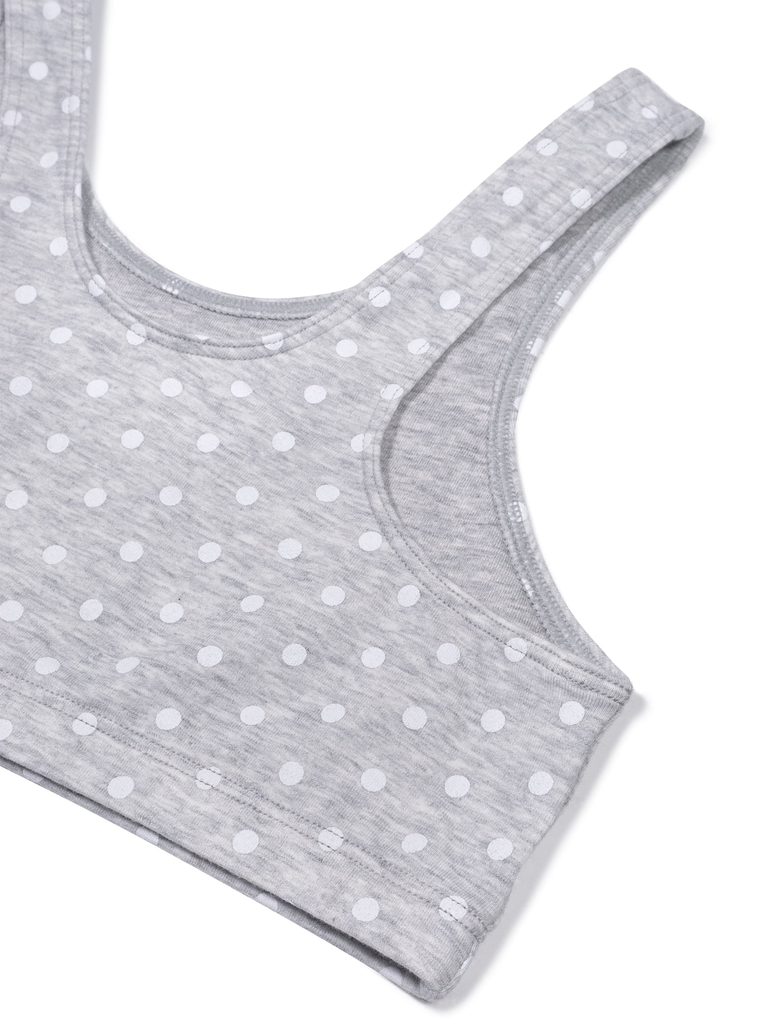 Wonder Nation Girls Cotton Bra, 2-Pack, Sizes S-XXL