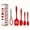 Red, variant on 5-Piece Heat-Resistant Silicone Utensil Set - Durable, Easy-Clean Kitchen Tools for Modern Chefs