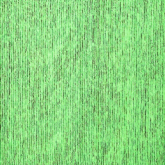 Ahgly Company Indoor Square Abstract Green Contemporary Area Rugs, 4' Square