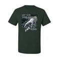thumbnail image 2 of God's Lending Hand | Mens Inspirational/Christian Graphic T-Shirt, Forest Green, 3XL, 2 of 3