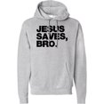thumbnail image 2 of Inktastic Jesus Saves, Bro. Adult Hoodie Sweatshirt, 2 of 4