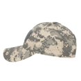 thumbnail image 3 of Toptie Tactical Hat Constructed Operator Baseball Cap Trucker with Loop Patches-Digital Green, 3 of 8