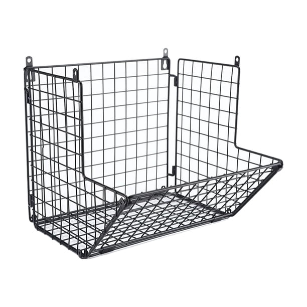 Wosthever Organizador del almacenamiento del estante del metal de la capacidad grande del acero inoxidable para el organizador de la bebida de la Almacenamiento y organización del hogar Una capa