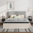 thumbnail image 6 of Set of 2 Small Narrow End Table, Side Table, Nightstand with Cloth Drawer, Couch Table, for Living Room, Bedroom, Bedside, Black, 6 of 18