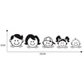 thumbnail image 3 of 5x25cm Happy Family Car Sticker Art Design Pattern para parabrisas (negro) Likrtyny Accesorios para autos y motos, 3 of 6