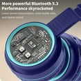 thumbnail image 4 of Up to 30% Off, Hwkond Bluetooth 5.3 Wireless Earphones With Long-lasting Battery Life Call Noise Reduction High-definition Sound Quality Bluetooth Earphones,Dark Blue, 4 of 6