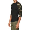 thumbnail image 4 of Ma Croix Mens 3/4 Sleeve Raglan Baseball T Shirt, 4 of 4