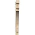 thumbnail image 2 of Ekena Millwork 4"W x 34"D x 46"H Merced Block Rough Sawn Bracket, Douglas Fir, 2 of 4