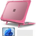 thumbnail image 1 of Case for 13.8 Inch Microsoft Surface Laptop 7 2024 Model 2036, Heavy Duty Plastic Hard Shell Laptop Cover with Kickstand, Keyboard Skin, Screen Protector, 1 of 6
