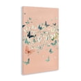 thumbnail image 3 of Stupell Industries Blush Butterflies over Pink Canvas Wall Art, design by Petal Prints Design, 3 of 7