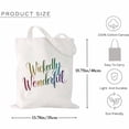 thumbnail image 2 of Wickedly wonderful. Pattern Costume Cool Easy Animal Halloween Gift Canvas Bag 1Pc, 2 of 5