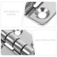 thumbnail image 3 of FOMIYES 2Ud Bisagras Para Puertas De Y Con Estructura Resistente Plateadas, 3 of 5
