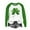 02#Green, variant on St. Patricks Day Shirts for Women Shamrock Clover Print Sweatshirt Color Block Raglan Tops Long Sleeve Pullover Teacher St Patricks Day Shirt