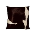 thumbnail image 3 of Natural Torino Kobe Cowhide Pillow | Grey & white | 18"x18", 3 of 3