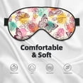 thumbnail image 5 of Uemuo Butterflies and Roses Pattern Sleep Eye Mask - Light Blocking Sleep Mask Blocking Out Light Perfectly, Soft and Comfortable Night Eye Mask, Eye Blinder, 5 of 7