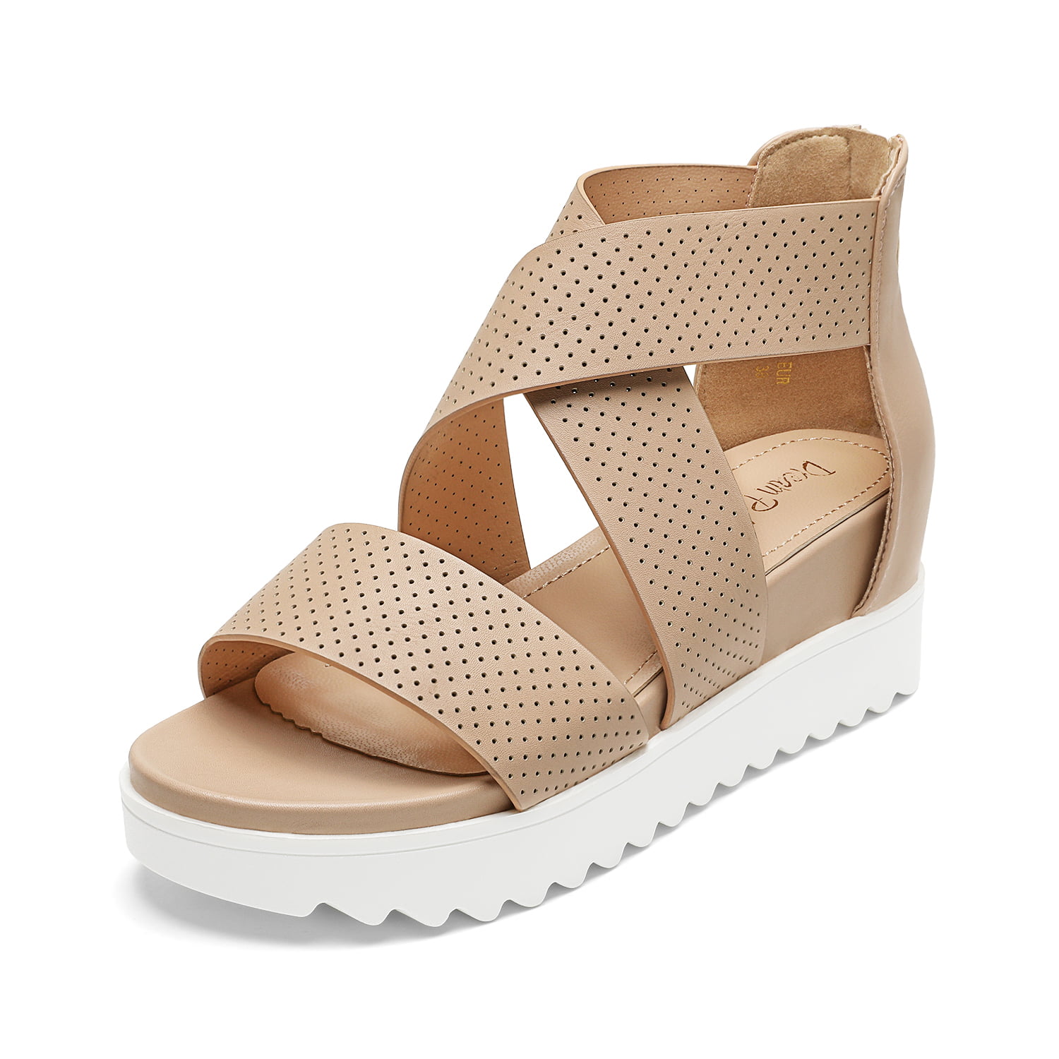 Details about   Fashion star sequin sandals women's plateau-sole summer wedge shoes buckle
