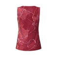 thumbnail image 5 of Haiem Abstract Red Marble Workout Tank Tops for Women, Athletic Sports Slim-Fit Tank Tops, Compression Sleeveless Dry Fit Shirts,Athletic Shirt-X-Large, 5 of 9