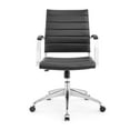thumbnail image 6 of Modway Jive Modern Mid Back Vinyl & Aluminum Office Chair in Black/Chrome, 6 of 8