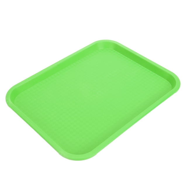 Fast Food Tray, Rectangular PP Fruit Plate Food Service Tray For Restaurant Canteen