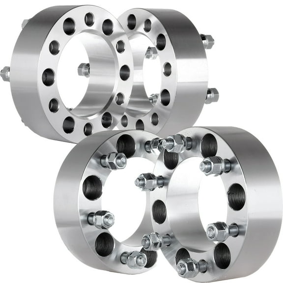 4X 6x139.7 Wheel Spacers 6 Lug 2" 6x5.5 to 6x5.5 with 12x1.5mm Studs