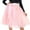 Pink, variant on Mesh Tutu Midi Skirt with Detachable Satin Ribbon (1-Pack)