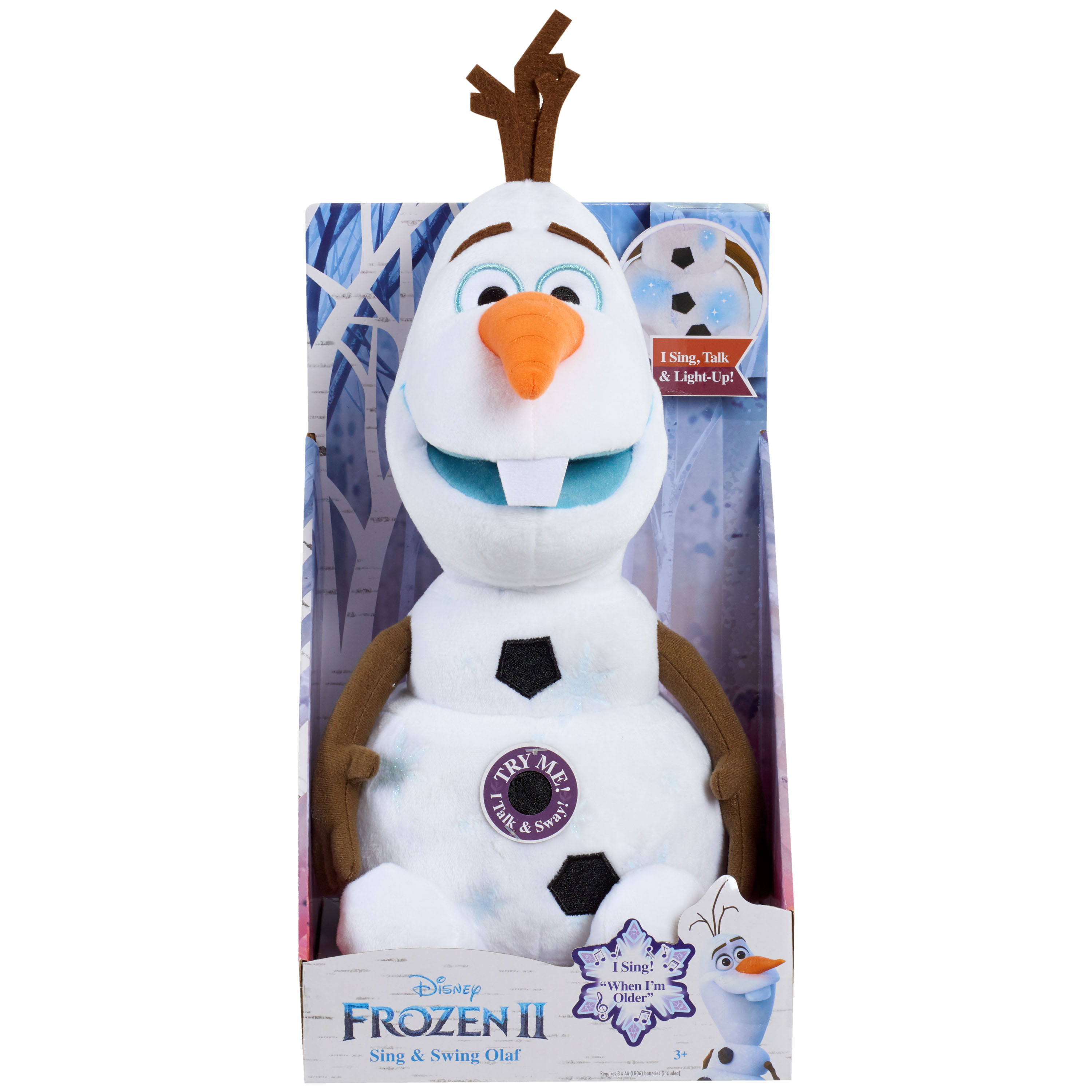 Disney Plush - Singing Olaf Plush Toy - 10 1/2