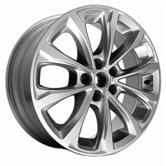 2020-2021 Cadillac CT5 18" Machined Silver OEM Factory Wheel Rim 84004237